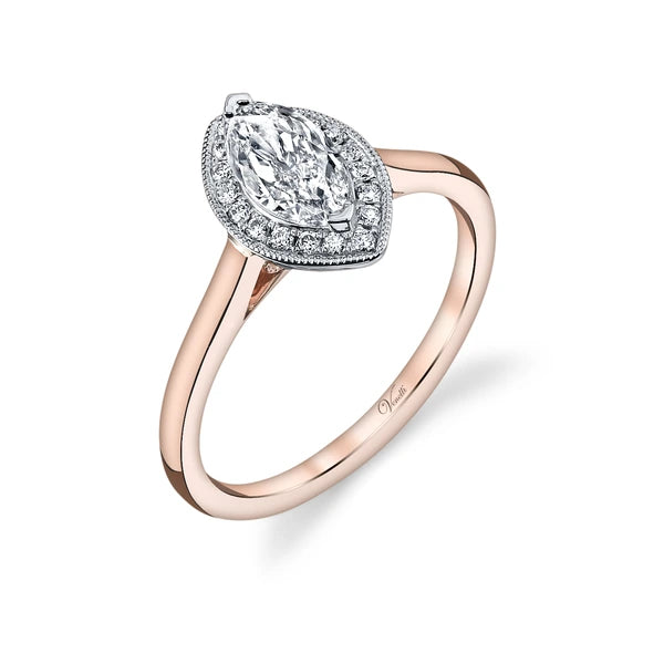 14K Wr Ring 18Rd 0.12Ct