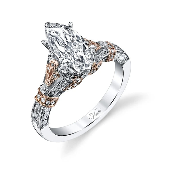 14K Rw Ring 72Rd 0.34Ct