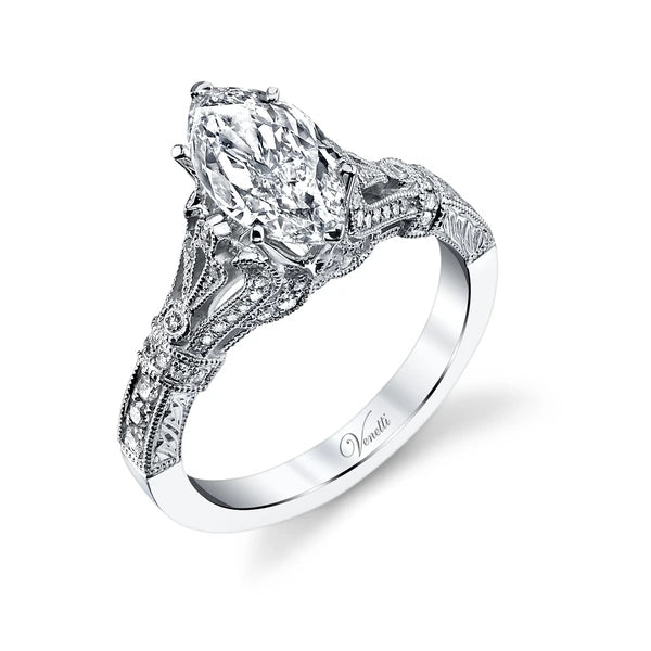 14K W Ring 72Rd 0.34Ct
