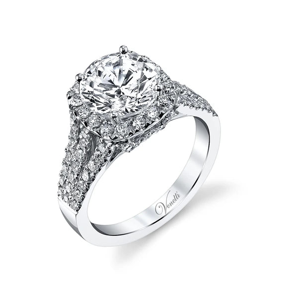 14K W Ring 74Rd 0.93Ct