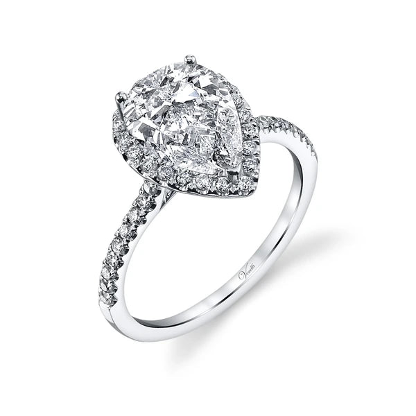 14K W Ring 39Rd 0.37Ct
