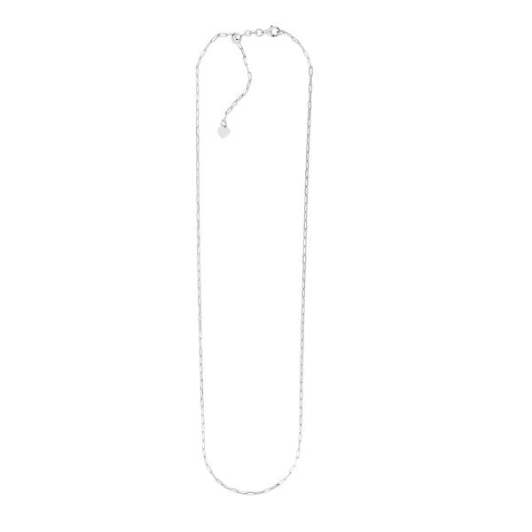 Silver 1.8mm Paperclip Chain