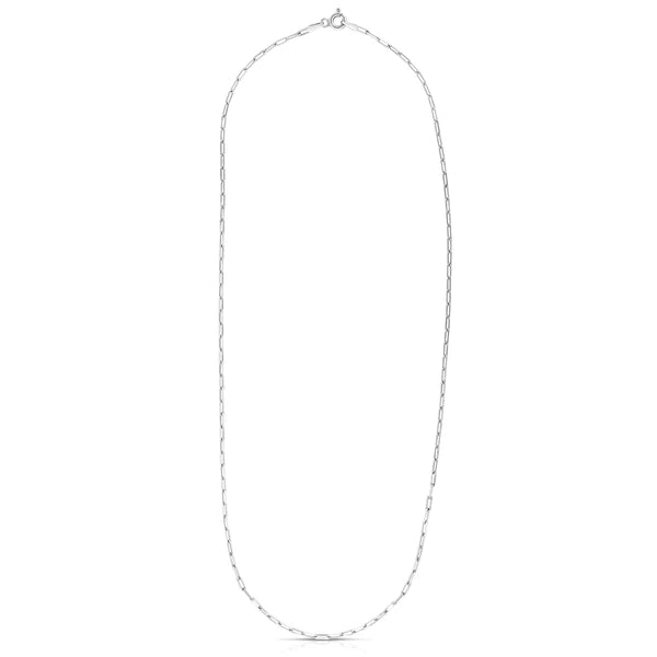 Silver 1.8mm Paperclip Chain