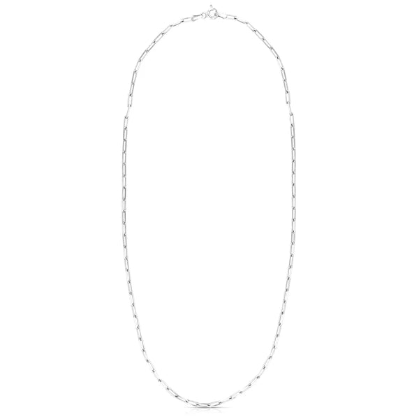 Silver 2.5mm Paperclip Chain