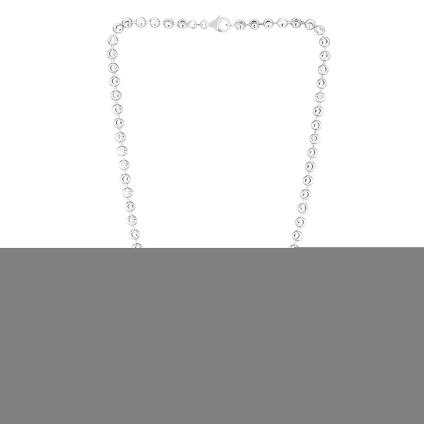 Sterling Silver 5mm Moon-cut Bead Chain