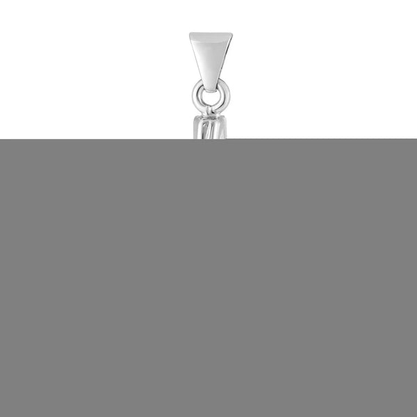 Silver Twisted Cross Pendant