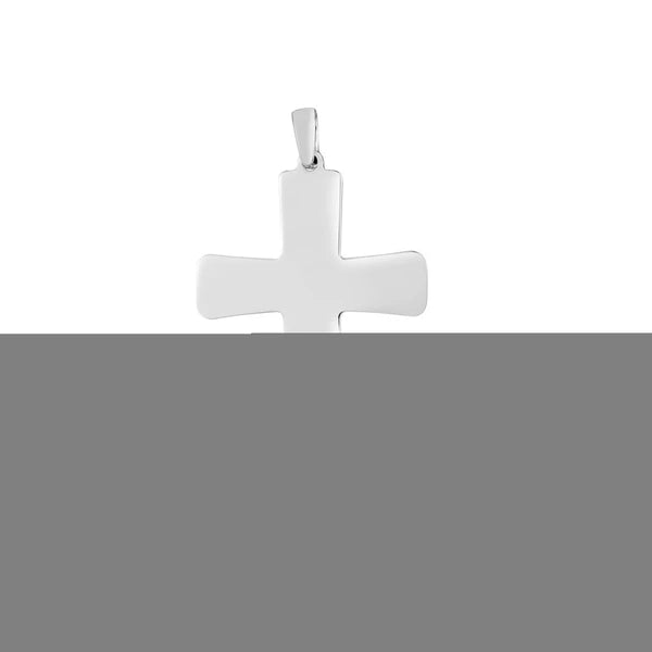 Silver Crusader Cross Pendant