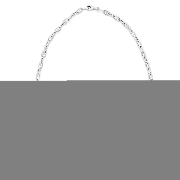Silver 5.9mm Puffed Mariner Chain