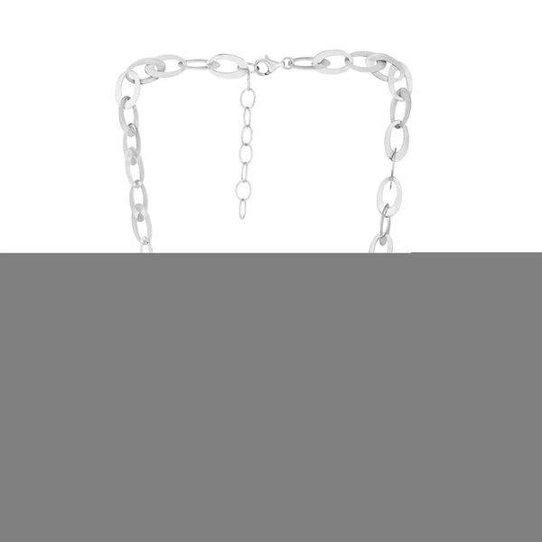 Sterling Silver Italian Oval Links Chain