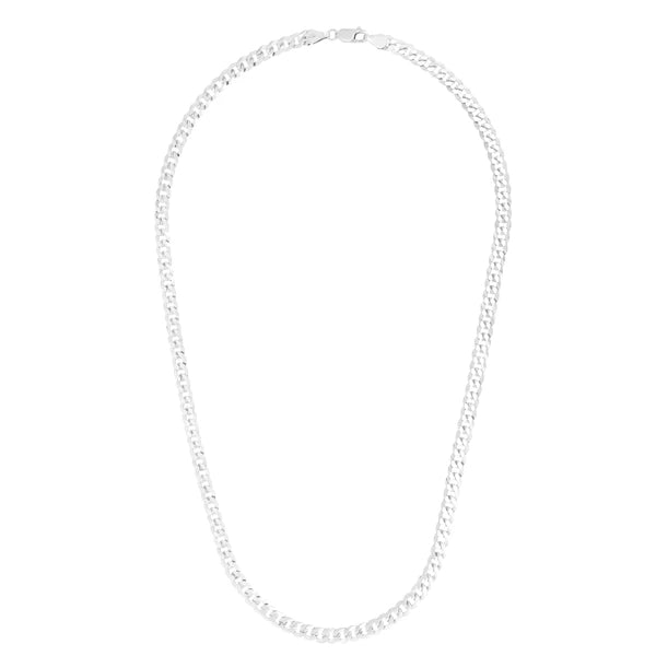 Silver 5.5mm Comfort Curb Chain