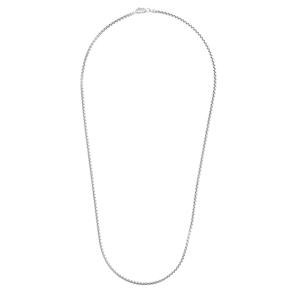 Silver 3.05mm Round Box Chain