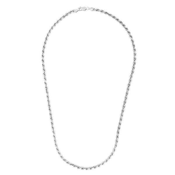 Silver 3.6mm Rope Chain