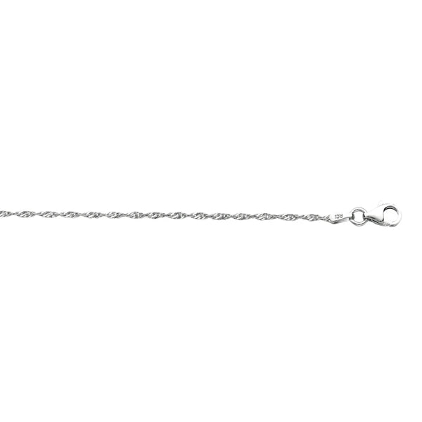 Silver 1.5mm Singapore Chain