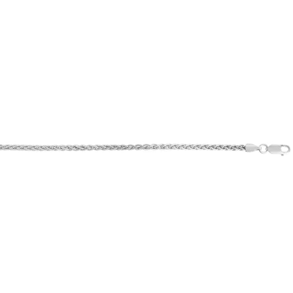 Silver 2.6mm Wheat Chain