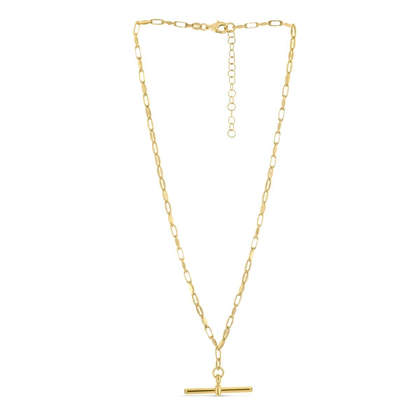Silver Plated Toggle Chain