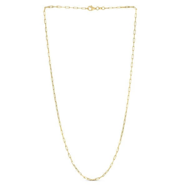 Silver Plated 1.8mm Paperclip Chain