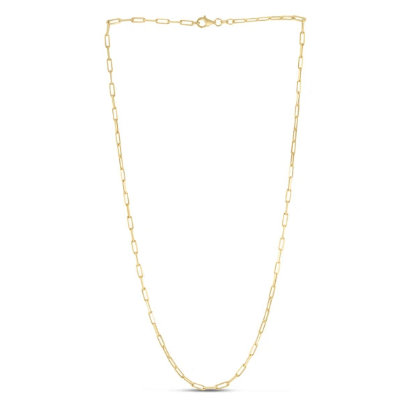 Silver Plated 2.5mm Paperclip Chain