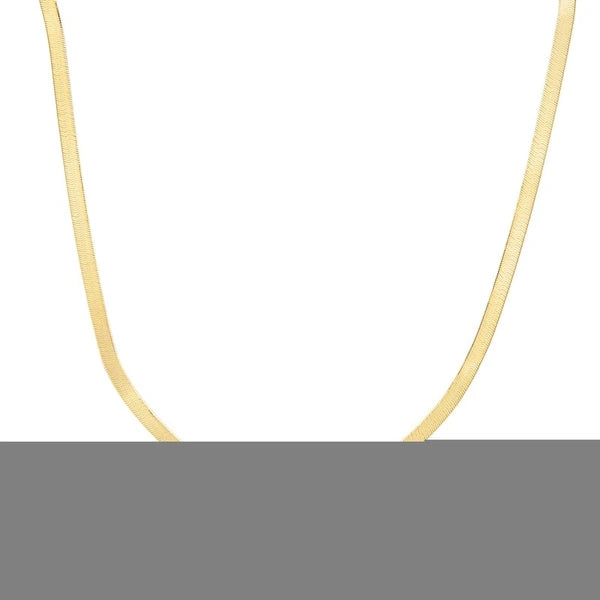 Silver Plated 3.4mm Herringbone Chain