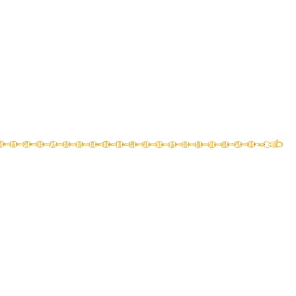 14K Gold 4.1mm Lite Anchor Chain