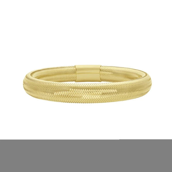 14K Large Stretch Mesh Bracelet