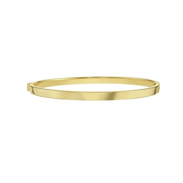 14K 4mm Classic Bangle