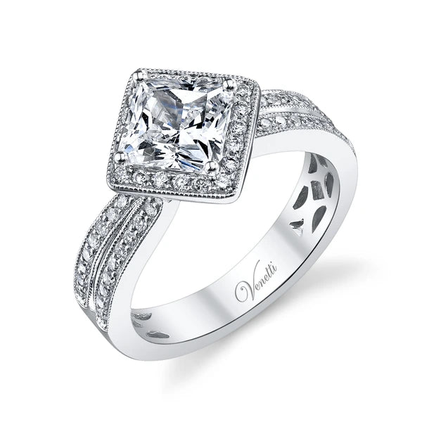 14K W Ring 62Rd 0.44Ct