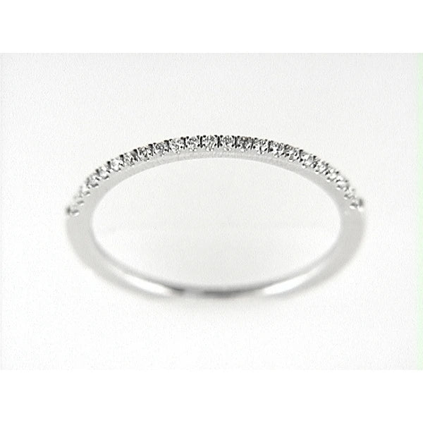 14K W Band 23Rd 0.12Ct
