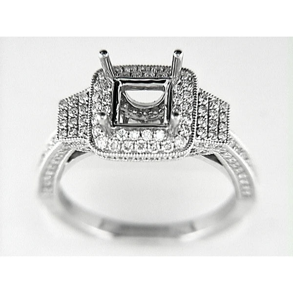 14K W Ring 192 Rd 0.82Ct