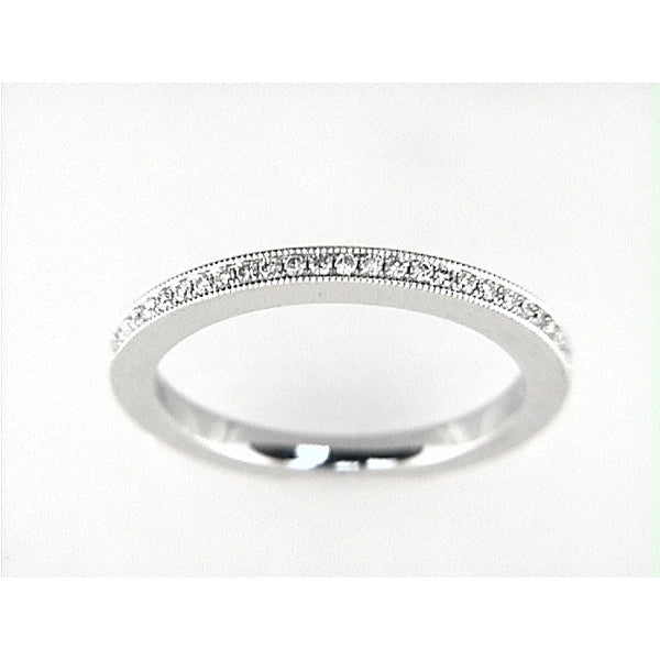 14K W Band 22Rd 0.17Ct