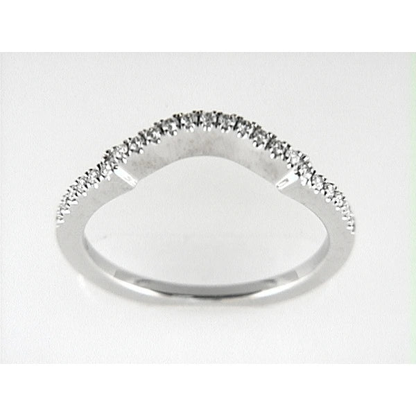 14K W Band 23Rd 0.19Ct