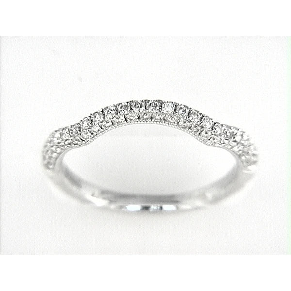 14K W Band 74Rd 0.50Ct