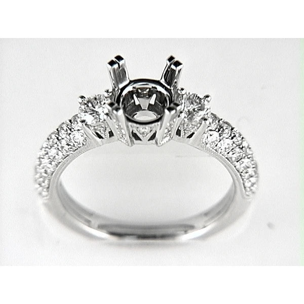14K W Ring 64Rd 1.18Ct