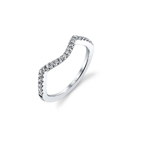 14K W Band 23Rd 0.19Ct