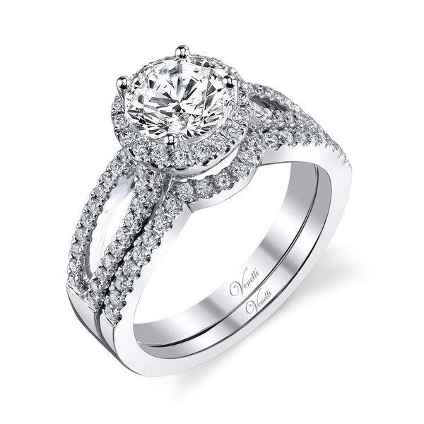 14K W Ring 86Rd 0.43Ct