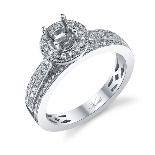 14K W Ring 92Rd 0.48Ct