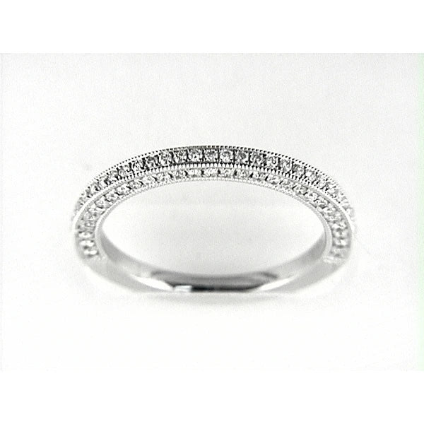 14K W Band 62Rd 0.31Ct