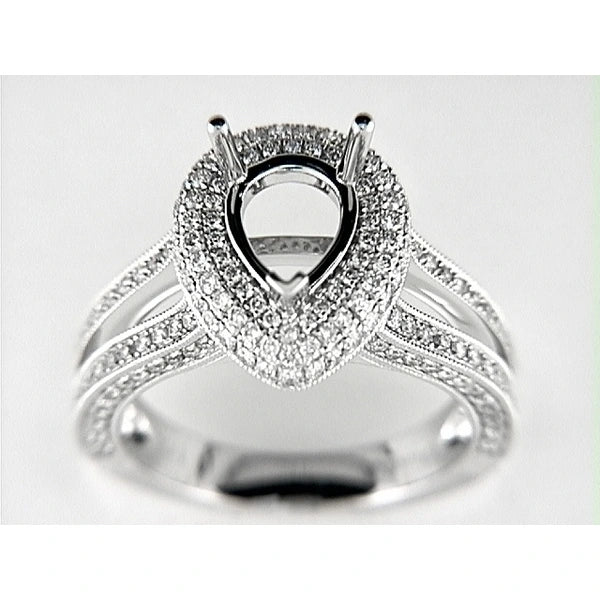 14K W Ring 189Rd 1.06Ct