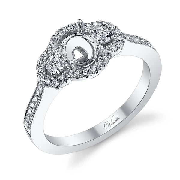 14K W Ring 44Rd 0.41Ct