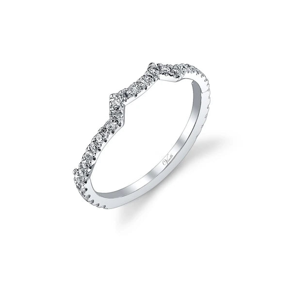 14K W Band 33Rd 0.32Ct