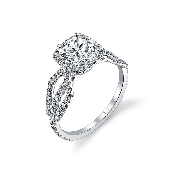 14K W Ring 84Rd 0.70Ct