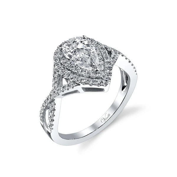 14K W Ring 87Rd 0.45Ct