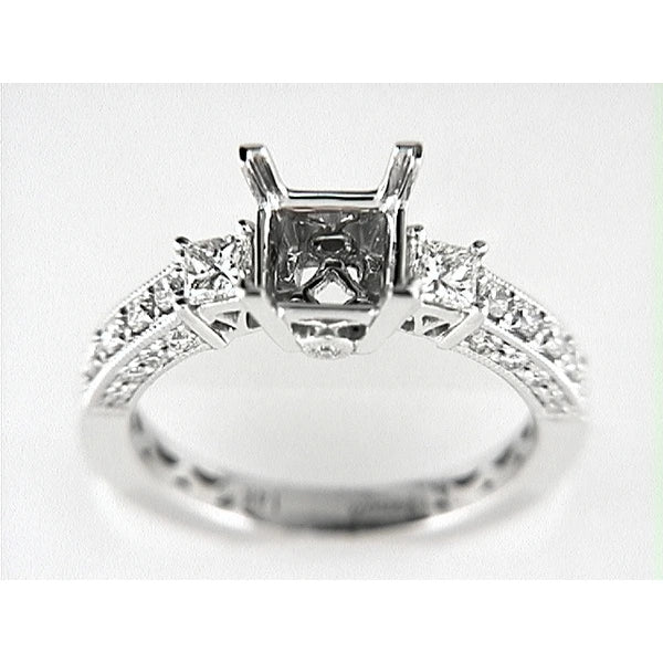 14K W Ring 26Rd 0.38Ct 2Pc 0.34Ct
