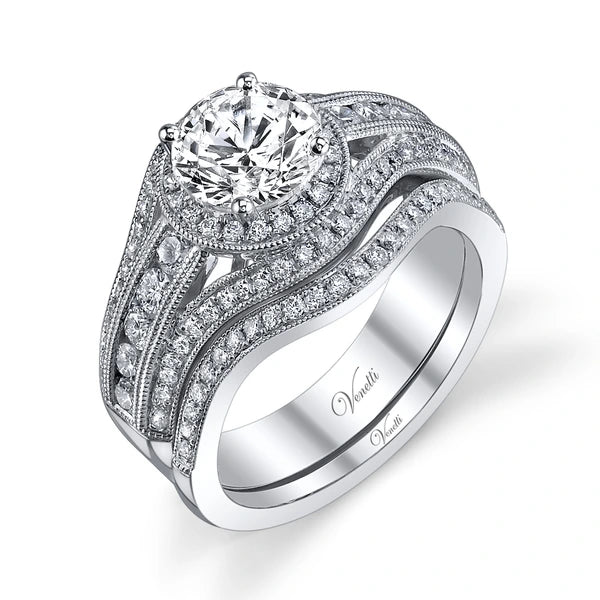 14K W Ring 84Rd 0.81Ct