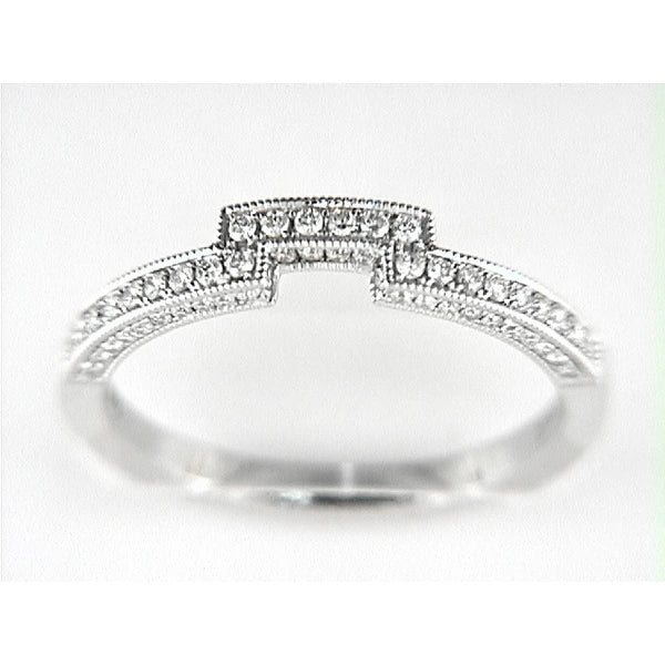 14K W Band 77Rd 0.31Ct