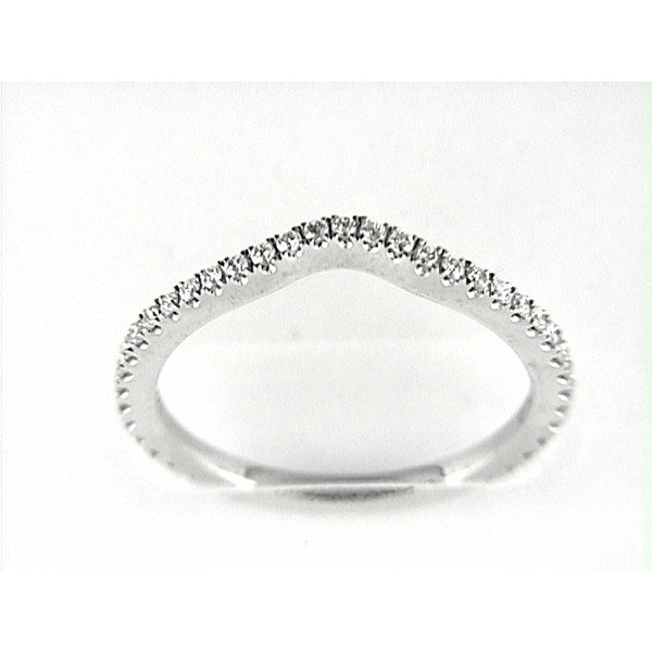 14K W Band 39Rd 0.31Ct