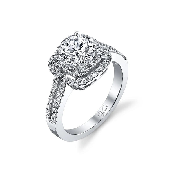 14K W Ring 72Rd 0.54Ct