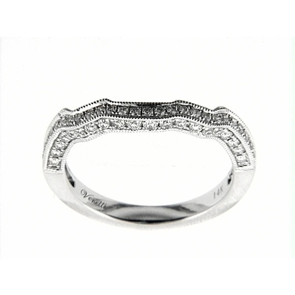14K W Band 46Rd 0.41Ct