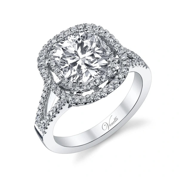 14K W Ring 136Rd 0.65Ct