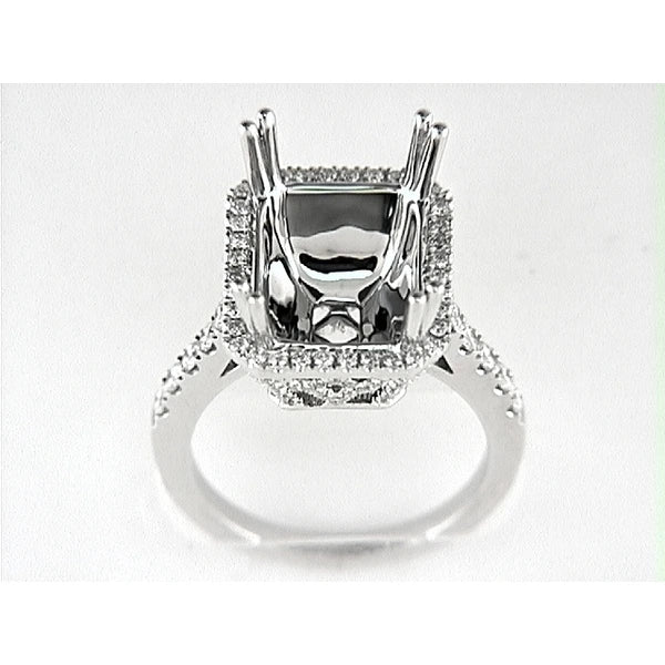 14K W Ring 140Rd 0.83Ct
