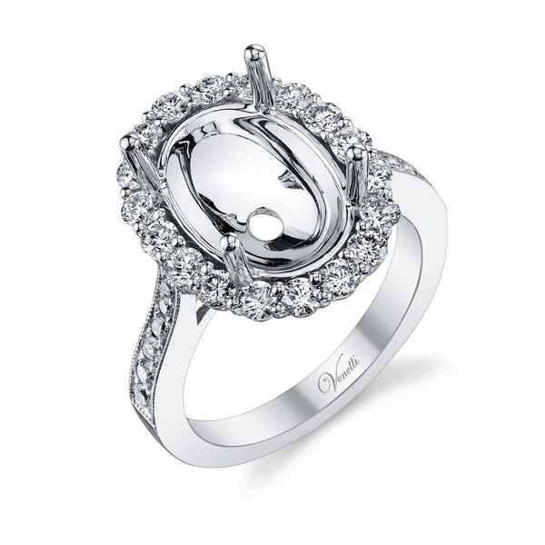 14K W Ring 30Rd 1.07Ct